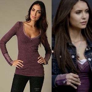 Free People Distressed Zipper Cuff thermal